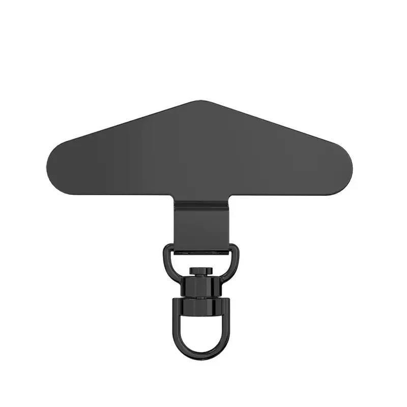 Rotatable Stainless Steel Phone Lanyard Patch Card Anti-lost Hanging Crossbody Wrist Phone Lanyard Gasket Replacement Connectors