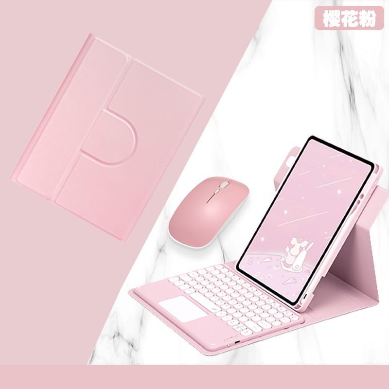 Rotating Acrylic IPad 10th Gen 10.2 Inch Case With Pen Slot Magnetic Bluetooth Keyboard Folio Cover