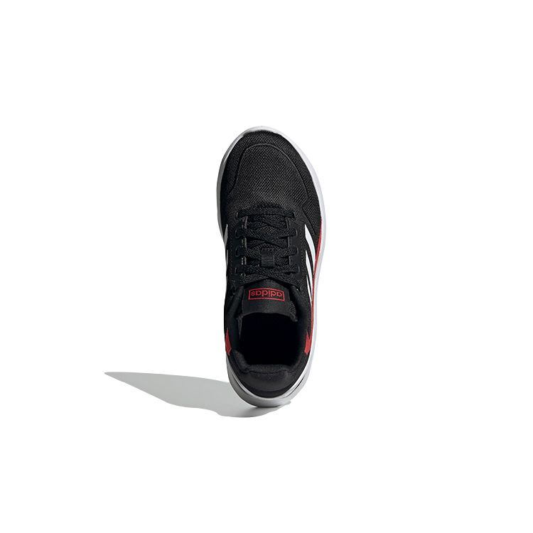 Adidas Neo Nebula Ted K Fashion Splicing Breathable Low-Top Running Shoes Kids Running Shoes Black Red White EH2542