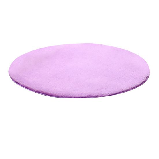 120cm Round Fluffy Soft Rug Anti-Slip Floor Mat Carpet Cushion Bedroom Decor