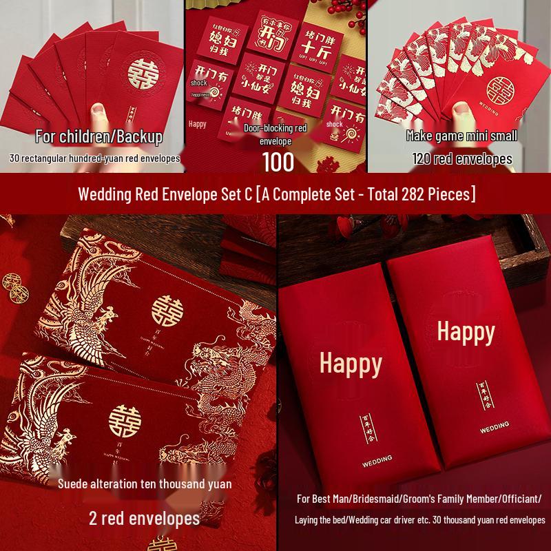 Wedding Red Envelope Gift Bag 2025: Ten Thousand Yuan Celebration for Best Friends
