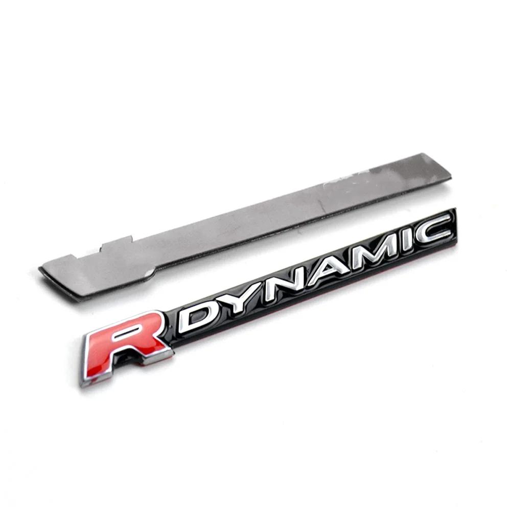 R DYNAMIC Bar Emblem For Range Rover VELAR Sport Edition Car Styling Fender Logo Lower Side Door Black Silver Decoration Sticker