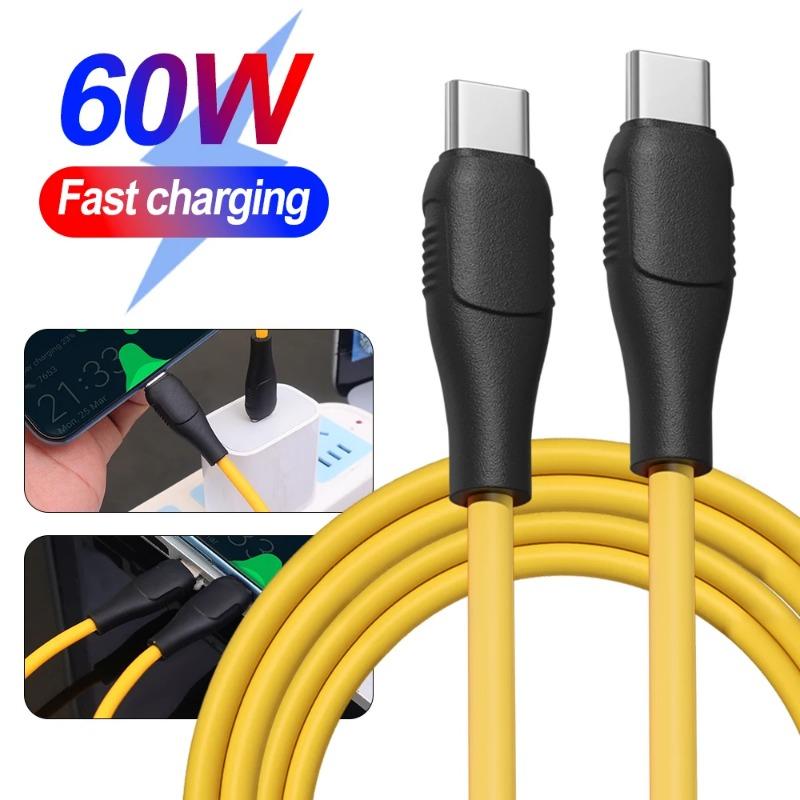 65W USB-Ladegerät Typ C Schnellladekabel QC3.0 Reiseladegeräte für iPhone Samsung Xiaomi Handy-Adapter EU US UK Stecker