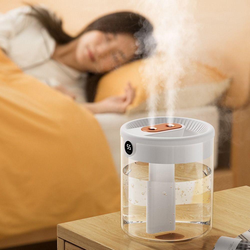 Silent Operation LED Humidifier 2L Aromatherapy Machine Smart Air Humidifier  Bedroom