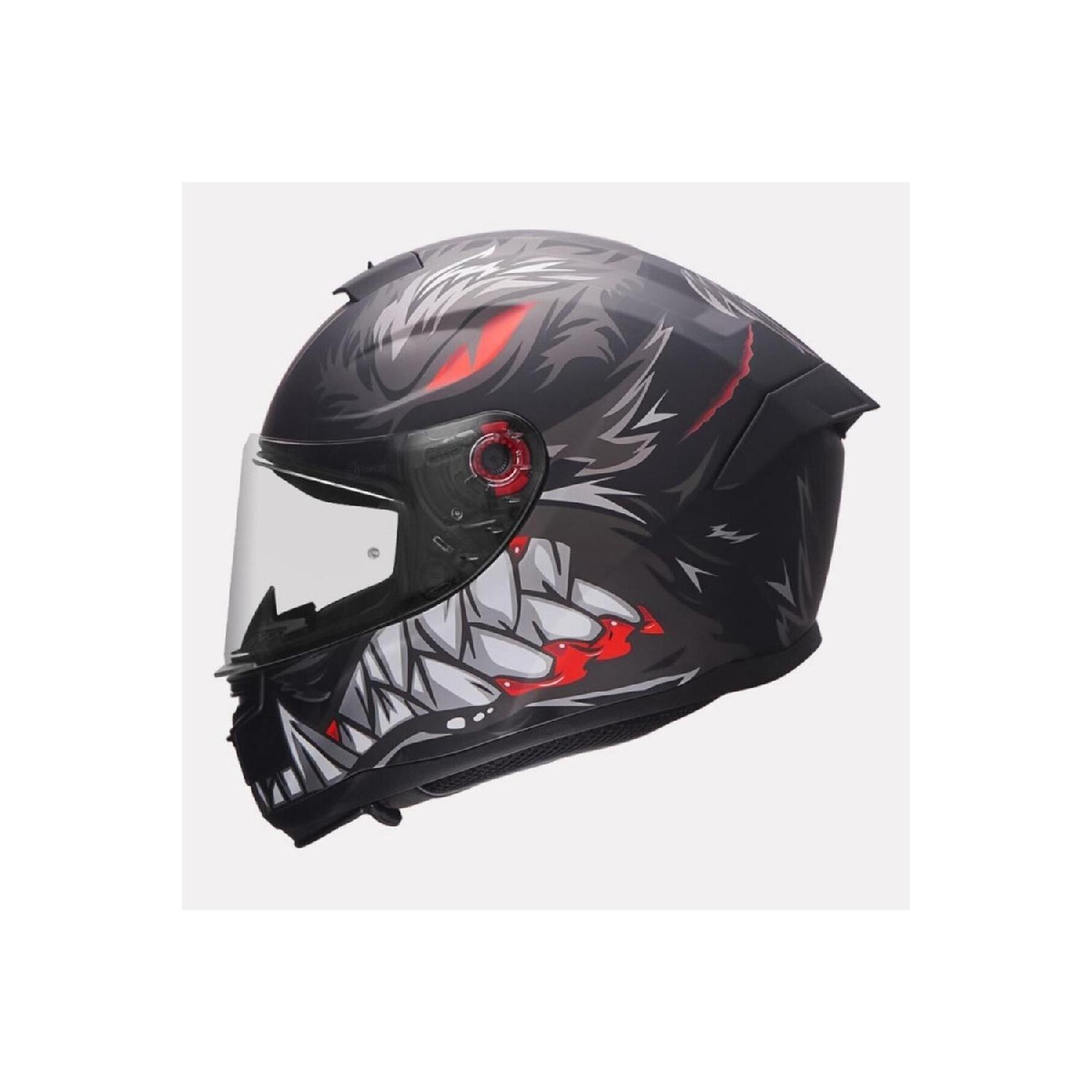 

Шлем Mt Hummer Lycan C1 Matte Black Red M