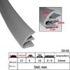 U-Shaped Waterproof Dustproof Rubber Sealing Strip for Cabinets and Car Doors