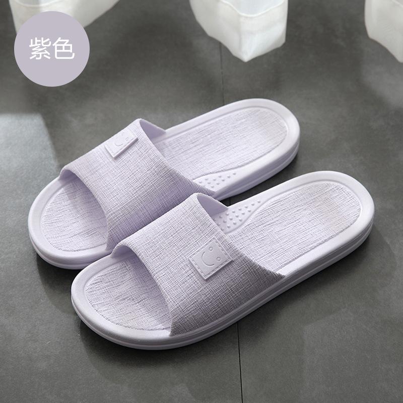 New Slippers Women's Summer Couple Indoor Home Home Bathroom Bathing Wear Non-slip Wear-resistant Cool Slippers Men