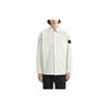 Stone Island Solid Color Logo Polo Long Sleeve Shirt With Chest Pocket Men shirts White 7915112WN-V0197