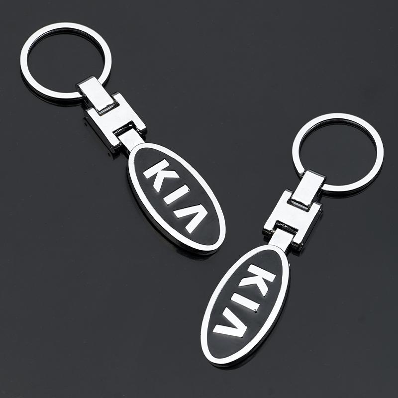 Zinc Alloy Key Ring Keychain Car Logo Accessories For Kia GT-Line Sportage Ceed Rio Picanto Sorento Soul Cerato Venga Forte K9 zqdtx40