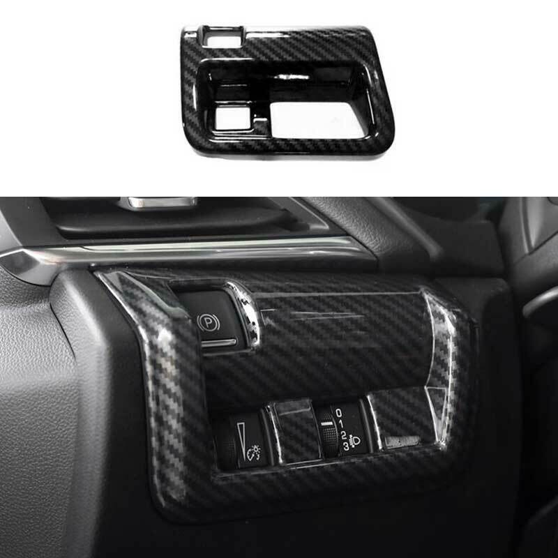 Fit For Cadillac CT5 - Carbon Fiber Headlight Switch Control Frame Trim