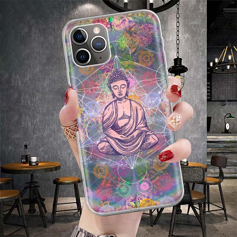 Gautama Buddha Budha Belief Soft Phone Case For IPhone 11 17 Air 16E 16 Pro Max 15 + 14 Plus 13 Mini 12 Apple 7 SE 8 Fundas Coqu