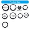 Dashboard Trim Rings, Climate Control Knob Trim Rings, Compatible for 2021-2024 Car F150 , 9 Piece Aluminum Knob Accent Set for Interior New