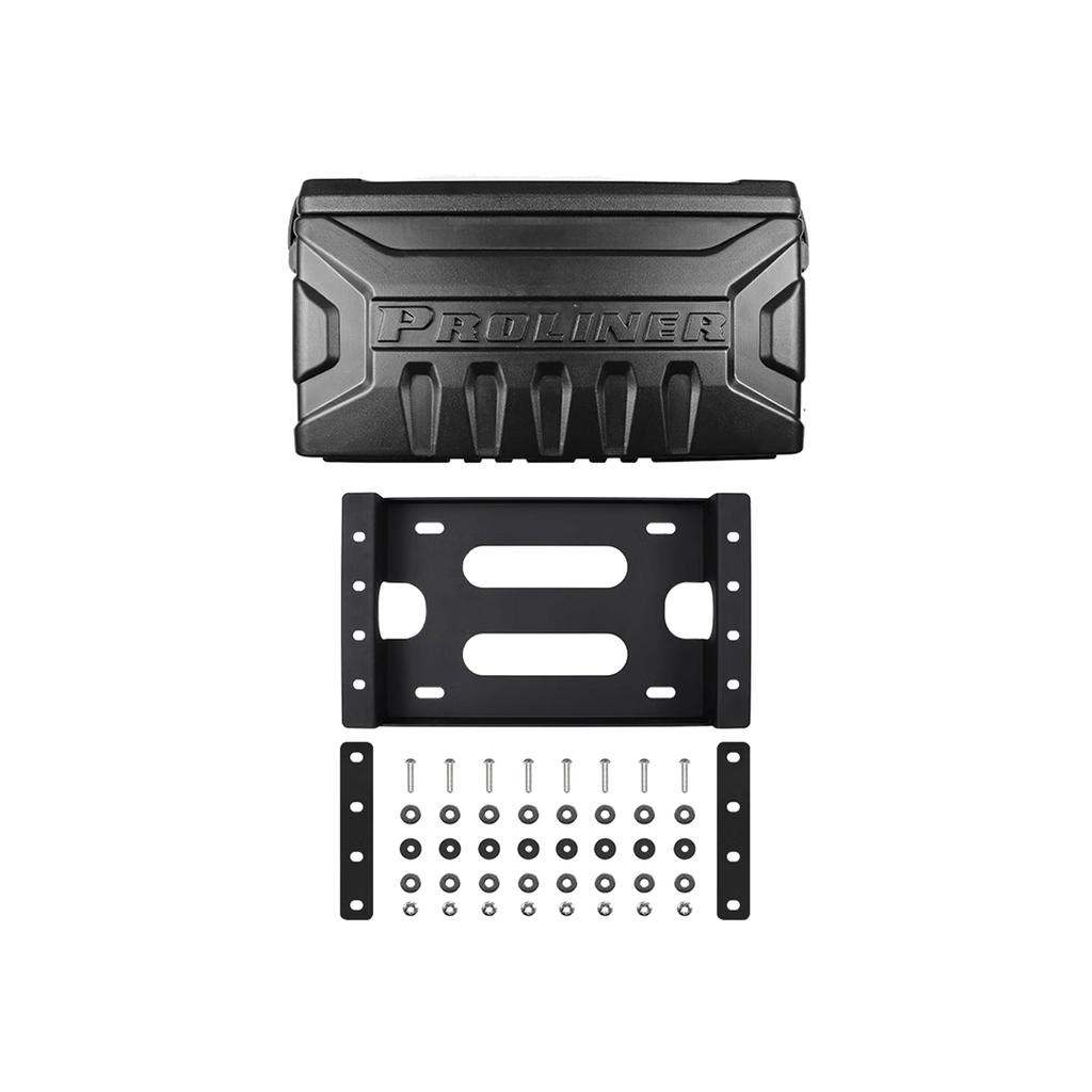 FOVNY Rear gate box Suzuki Jimny JB64 JB74 Rear storage box Tailgate Tool box Tool box Small storage Exterior parts Accessories Black