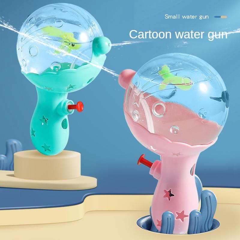 Water Gun Light Cartoon Spray Machine Bath Splashing Toys for Boys Kids Summer Outdoor Swimming Party Toy Children's Day Gifts