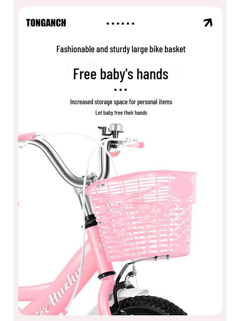 Girls' Pedal Bicycle for Ages 3-8 - Hebei Pingxiang