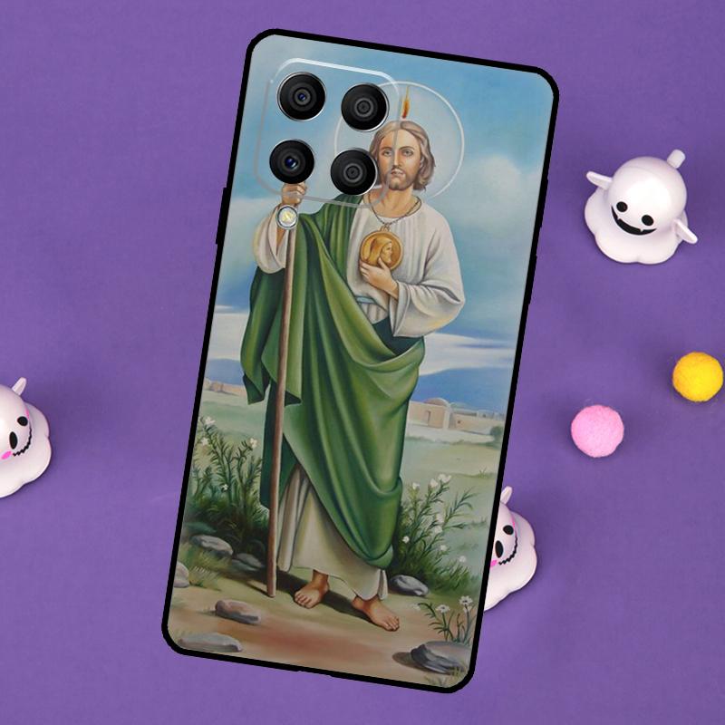 San Judas Cover For Samsung Galaxy M54 M14 M34 M33 M13 M23 M53 M15 M55 M31 M51 M20 M30s M32 M52 Case