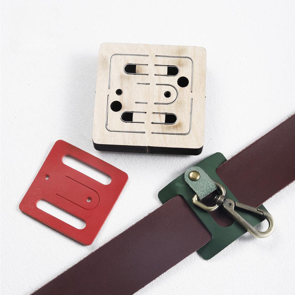 Belt Buckle Wooden Cutter Die, Cutting Mold for DIY Leather, Steel Punch-Leather Crafts