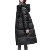 2025 New Down Jacket Women's Medium and Long Loose Thickened White Duck Down Winter Coat