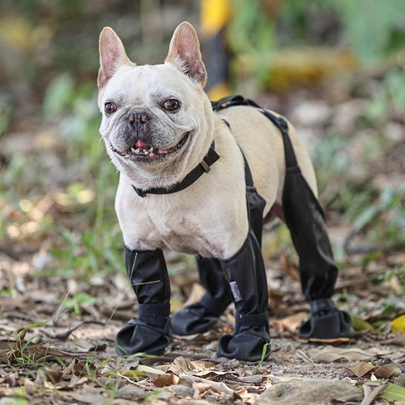 Dog Rain Booties Paw Protector AntiSlip Dog Shoes Outdoor Walking Rain Shoes Puppy Waterproof Foot Covers for Rainy Day