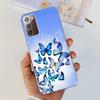 Für Samsung Galaxy Note 20 Ultra Hülle Weiches Silikon Klare Rückseite Kameraschutz Samsung Note20 5G TPU Hülle Bemalte Capa