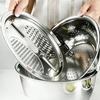 Stainless Steel Colander Strainer Basin 26cm Washing Draining Basket for Vegetables Fruits Rice Pasta Kitchen Meal Prep