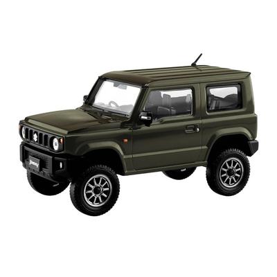 AOSHIMA Snap Kit No.09CU-JG Suzuki Jimny JB64 Custom Wheels (Jungle Green) 1/32 Scale Model Kit 24.5 Cm X 6.5 Cm X 17.5 Cm
