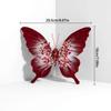 Sparkling Glitter Butterfly Christmas Flower Sequins Christmas Butterfly Pendant  Christmas