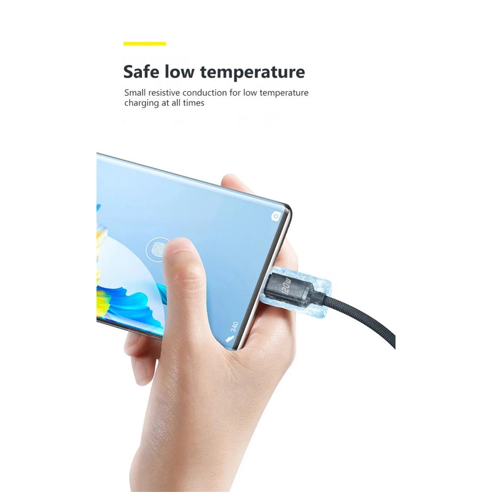 Kabel USB typu C do USB C 120W do iPhone 15 Pro Max PD Szybkie ładowanie Przewód do transmisji danych do Samsunga Xiaomi 14 Oneplus 12 POCO OPPO