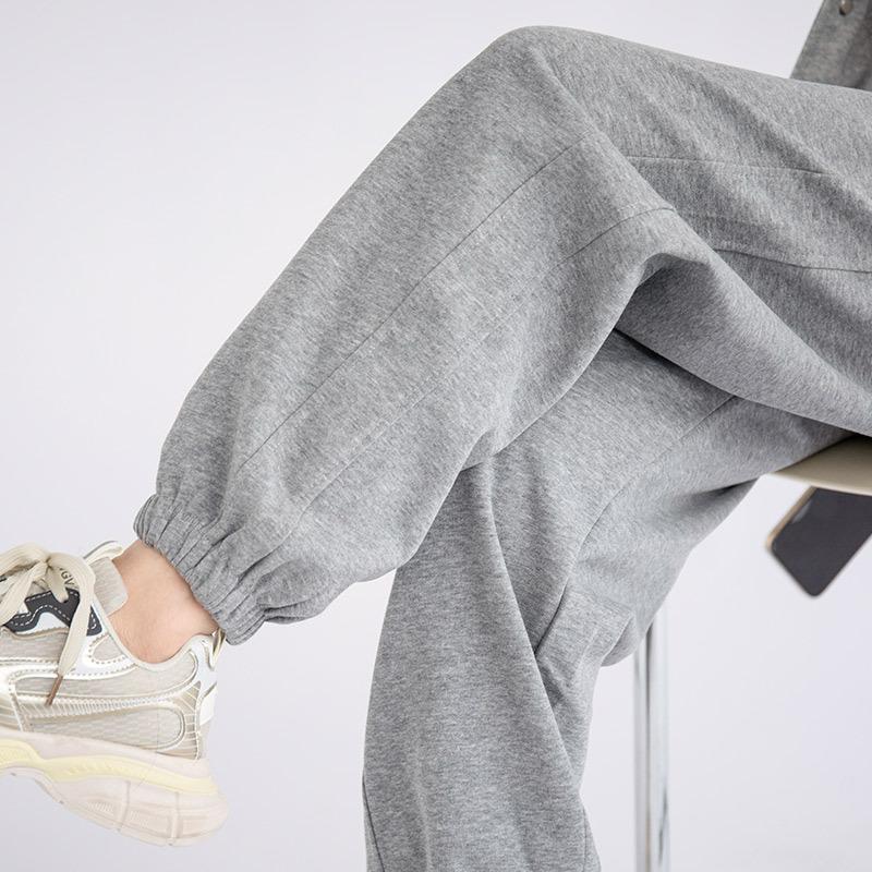 Grey Sweatpants Women's Loose Leggings New Spring and Autumn Casual and Thin Harlan Pants Small Sweatpants