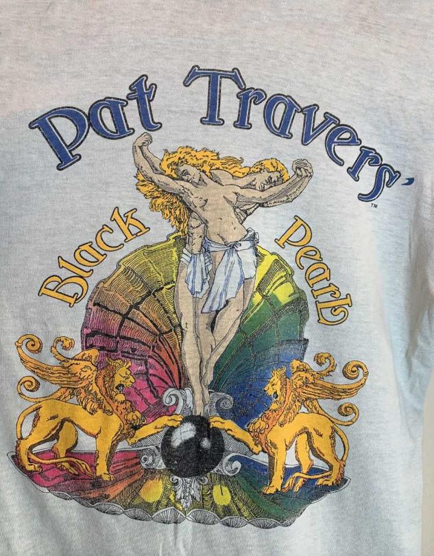 

Pat Travers Black Pearl Unisex TShirt FullSize S To 5XL BS474 Unisex T-Shirt L