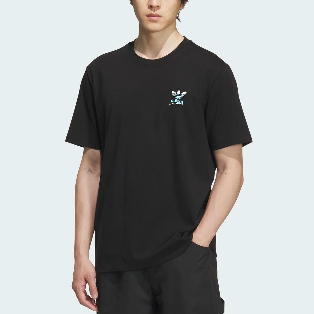 Adidas Originals Ss25 Grfx Logo Bokstav Sport Kortermet T-skjorte Menn Topper KD1838