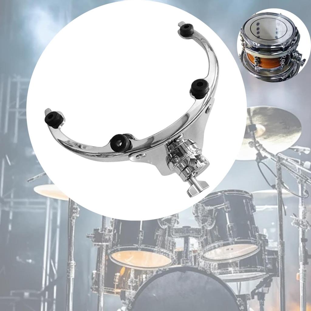 Metal Drum Suspension Bracket Steel Drum Suspension Mount Hardware Drum Holder Hanger for Drummers Easy to Install