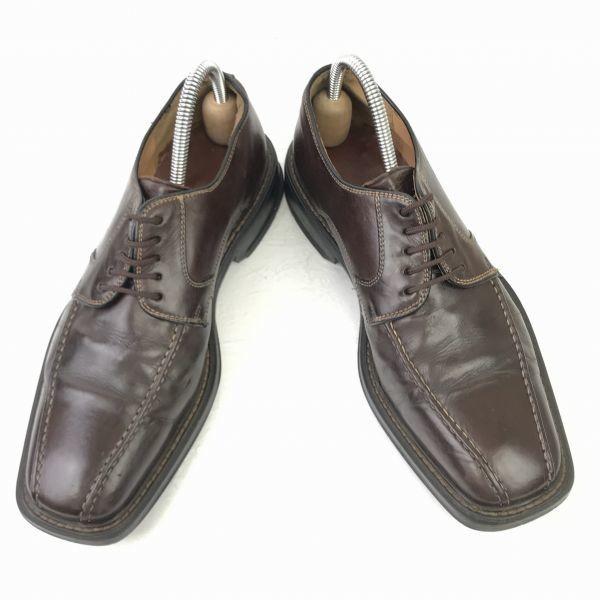 Germany Lloyd Leather Swirl Moccasin Dress Shoes Brown 26.0(USED)