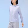 Anta Running Series Solid Color Sun Protection Hooded Windbreaker Jacket Women Outerwear Light-Purple 162325601-2