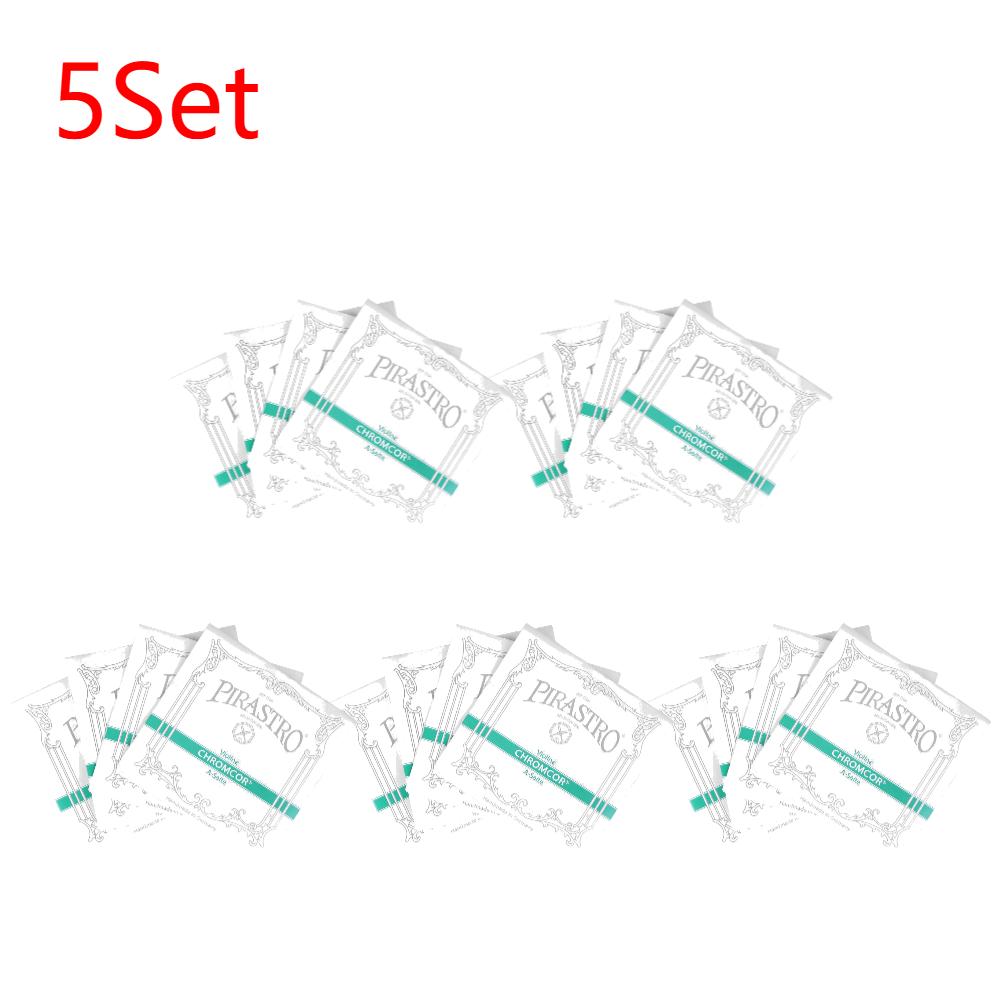 1-8Set D string Chrome Steel 4/4 Violin Strings 319020 E/A/D/G Medium Gauge Violino String Germany Strings Guitar Accessories