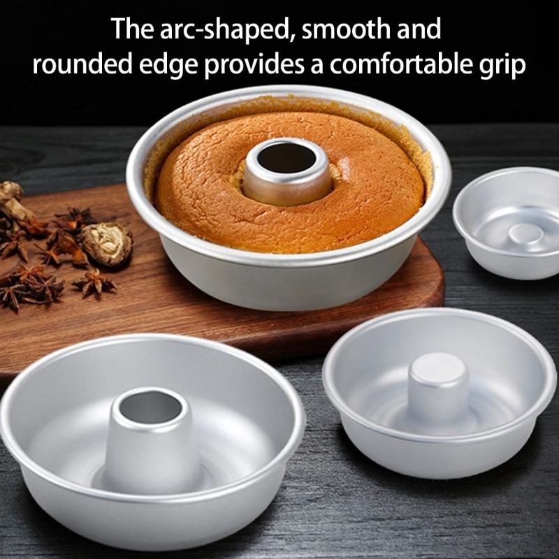 Practical Doughnuts Shape Baking Pan With Nonstick Coating Fixed Bottom Dessert Baking Tool Ideal For Home And Bakery Use