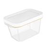 Butter Storage Box with Lid Stainless Steel Cutter Freshness Keep Food Container for Refrigerator