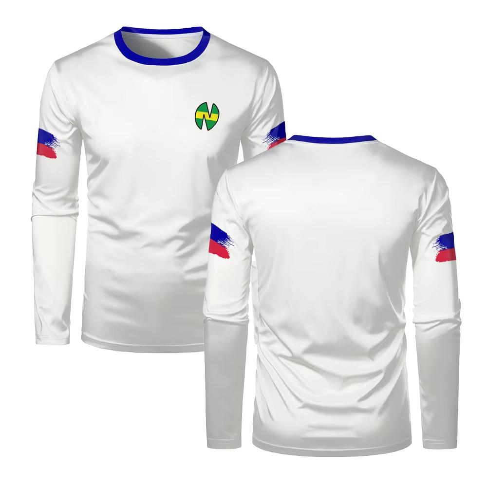 ATOM School Nansheng Olive And Benji Kits Soccer Jersey Animation Captain Long Sleeve Men's T-shirt Tsubasa Jersey Kid/Adult Tee