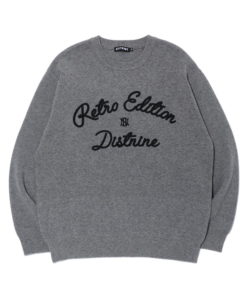DISTN9NE Retro Edition Knit Melange Grey (Lp1Su058-097)