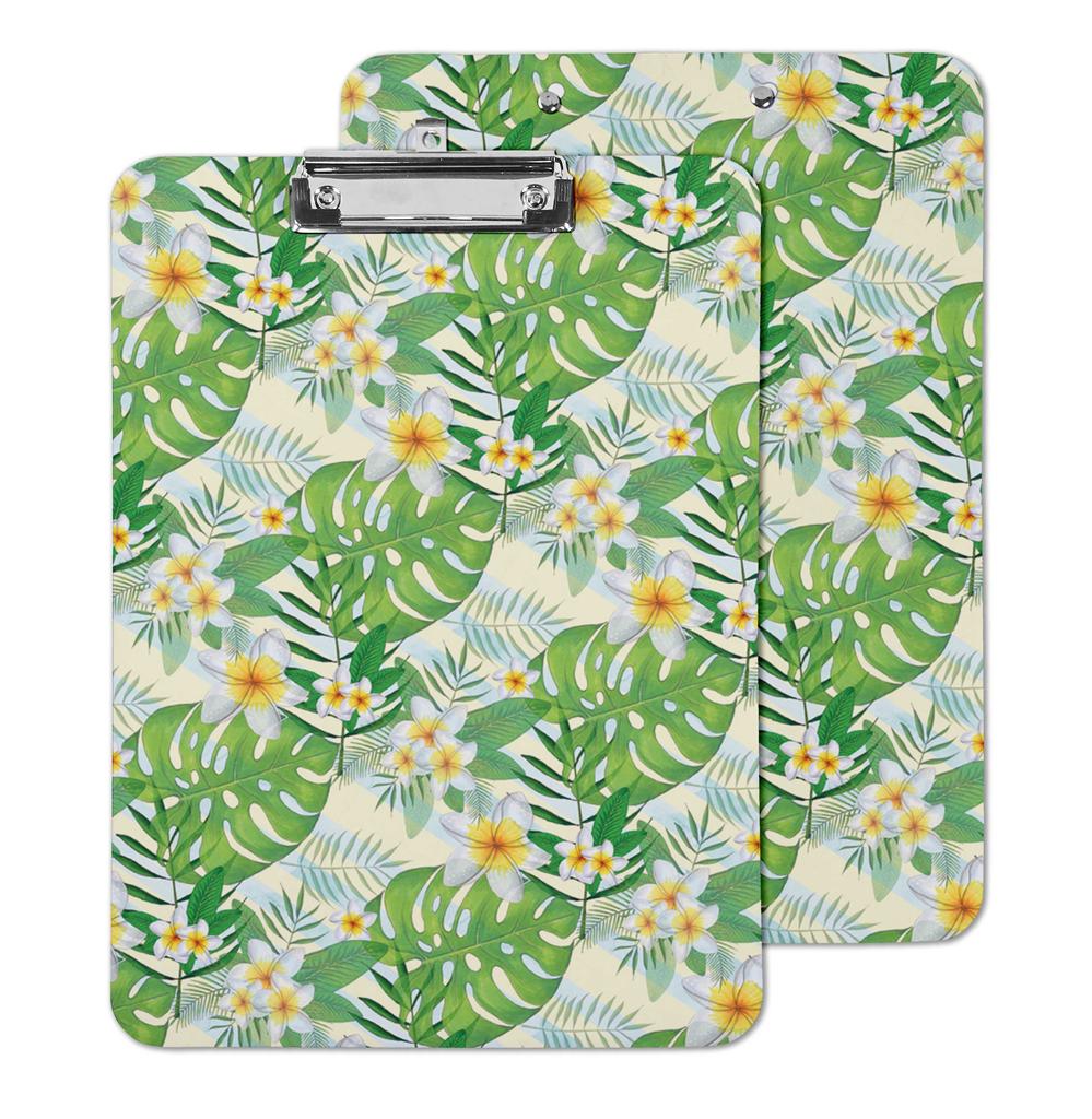 Inkdotpot Decorative Clipboard Letter Size with Low Profile Clip,Retractable Key Hole for Hanging Paperboard for Office School w/Free Marker & Eraser