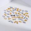 SC018 Gold/Rhodium Plated Stainless Steel Pearl Clasps - Anti-Tarnish & No Fade for Necklace & Bracelet Jewelry