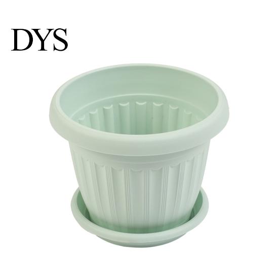 Imitation Ceramics Flowerpot Flower Pots Lightweight Thickened Large Capacity Deep Anti-deformation Decorative Planter Macaron Color Pot Greenery