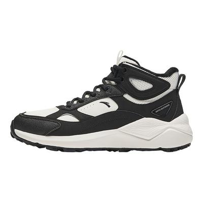 Komfortable Plysj Sklisikre Varme Høyhælte Fritidssko Dame Sneaker Hvit Svart 922448910-4
