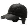 Peaked Cap Autumn and Winter Thickened Baseball Cap Warm Men's Fleece Thickened Old Man Hat Ear Protection Hat Tide