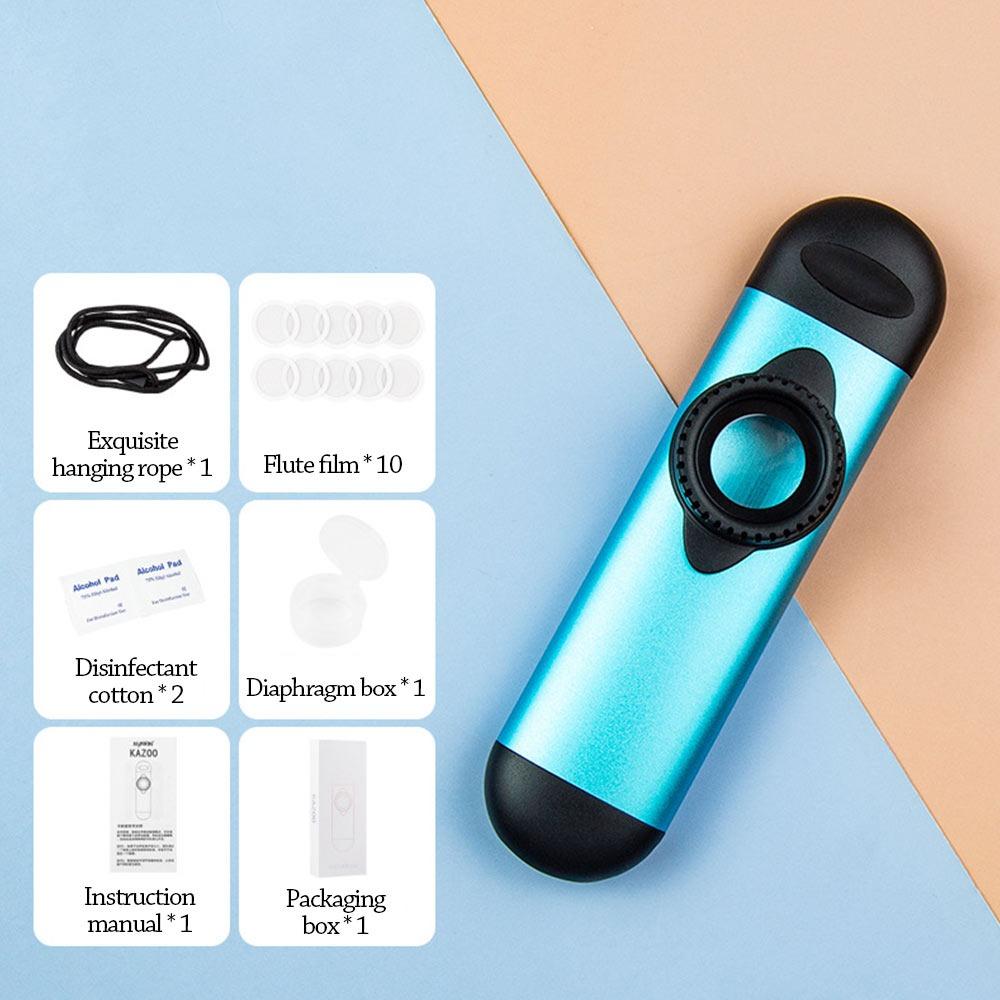 Lustige Musikinstrumente Leicht zu lernen Musikpfeife Spielzeug Kazoo Flöte Jungen Mädchen