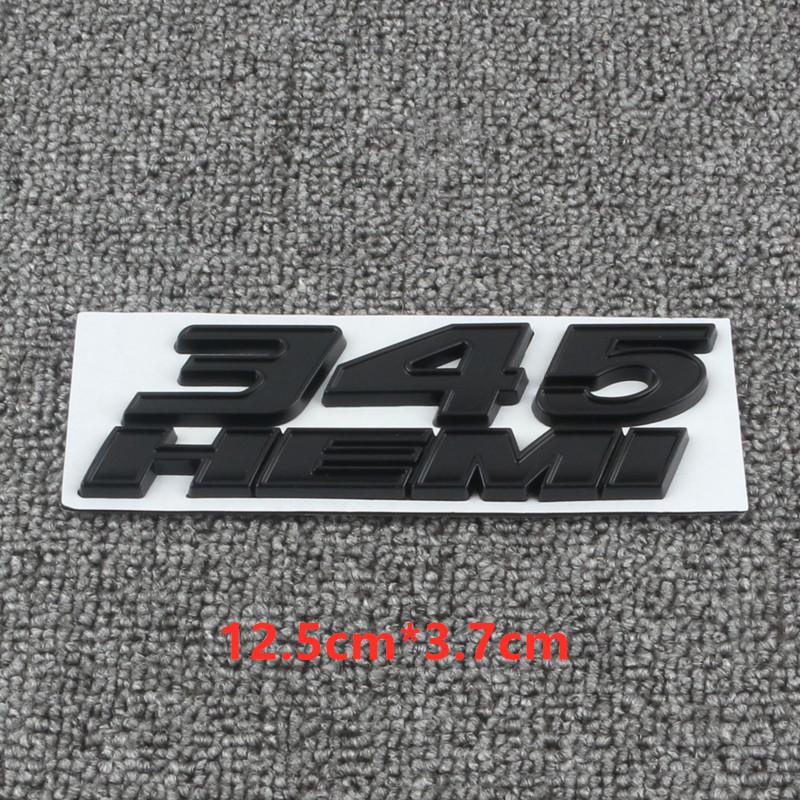 Metal 392 6.4L Car Engine Emblem Car Stickers For Hemi 345 Hemi Charger Caravan Durango Caliber Journey Challenger Avenger Badge
