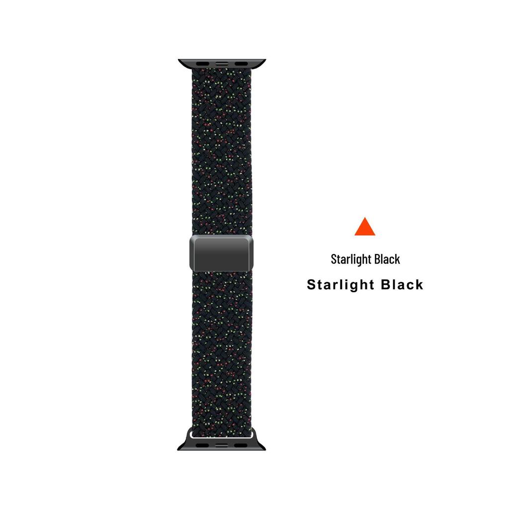 Geflochtenes Magnetarmband aus Nylon für Apple Watch S11