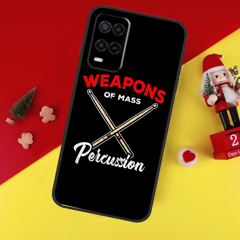 Drum Drummer Music DJ Case For Oppo A78 A98 A18 A38 A58 A5 A6 Pro A54 A74 A94 A17 A57 A80 A60 A40 A96 A76 A16 A15