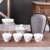 Nordic Style Outdoor Travel Ceramic Tea Set