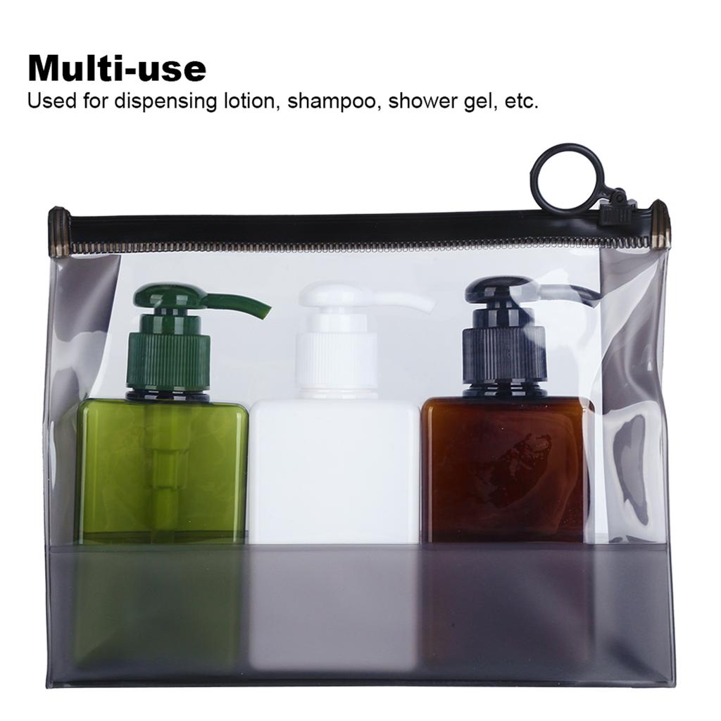 3PCS Soap Dispenser Bottle Press Type Lotion Body Soap Empty Pump Bottle Set 150ml